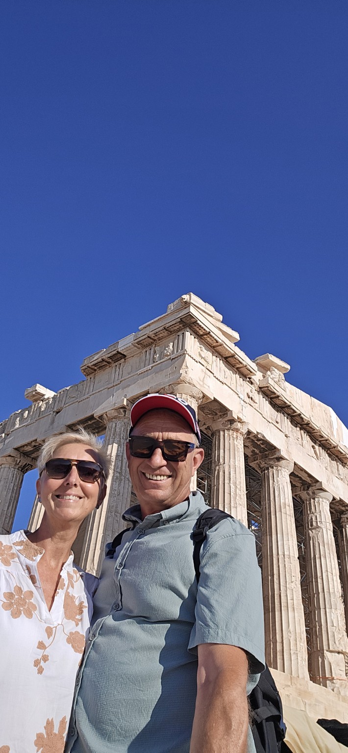 Gemeinsames Foto auf der Akropolis